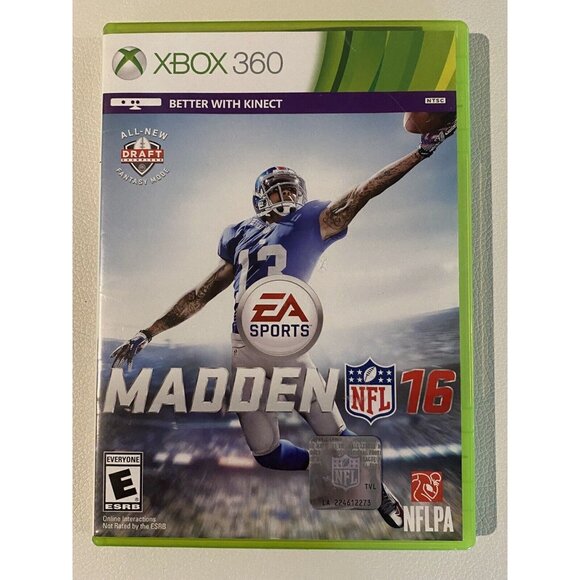 Madden NFL 16 (Microsoft Xbox 360, 2015) With Inserts - Picture 1 of 7